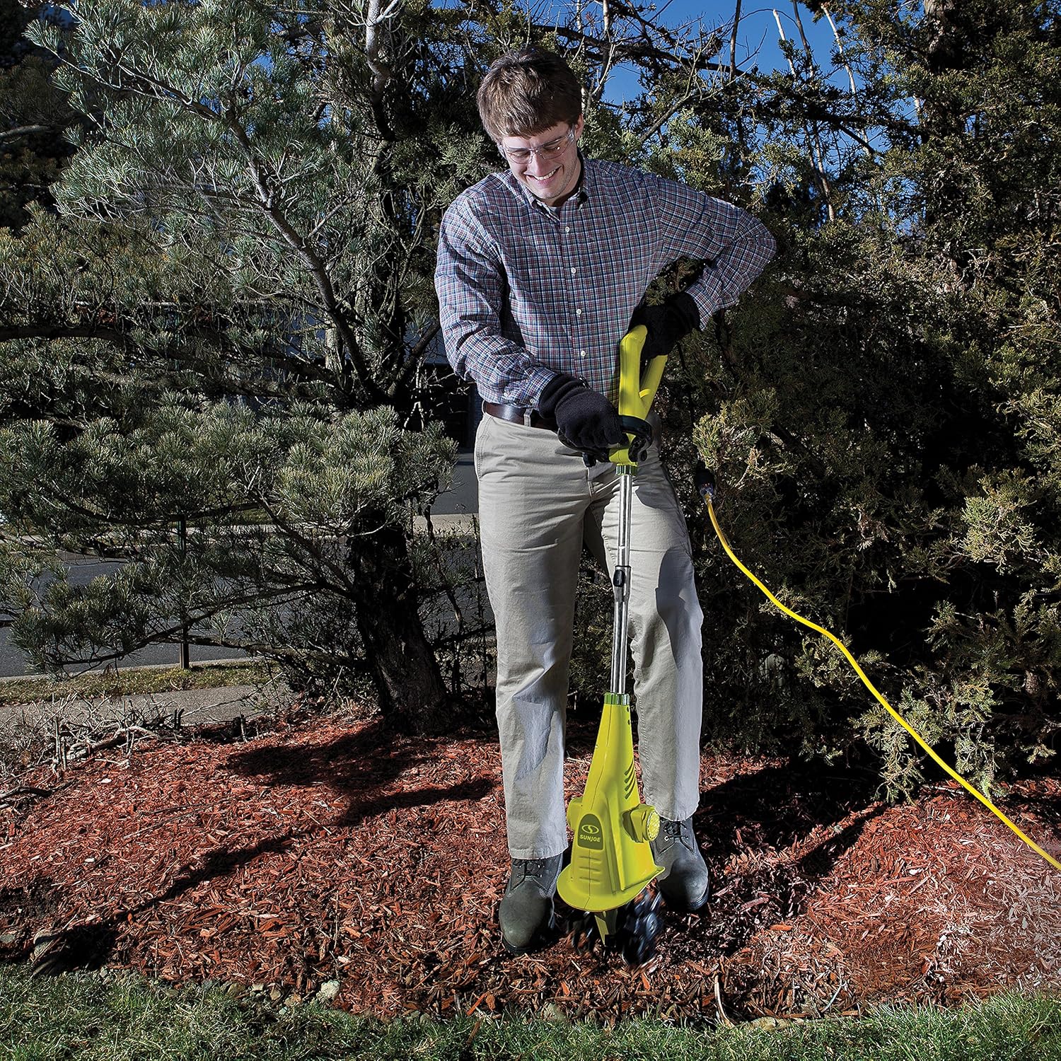 Sun Joe TJ599E Aardvark 2.5-Amp Electric Garden Cultivator : Power Tillers : Garden & Outdoor