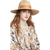 Panama Continental Hat, Pecan/Ivory 