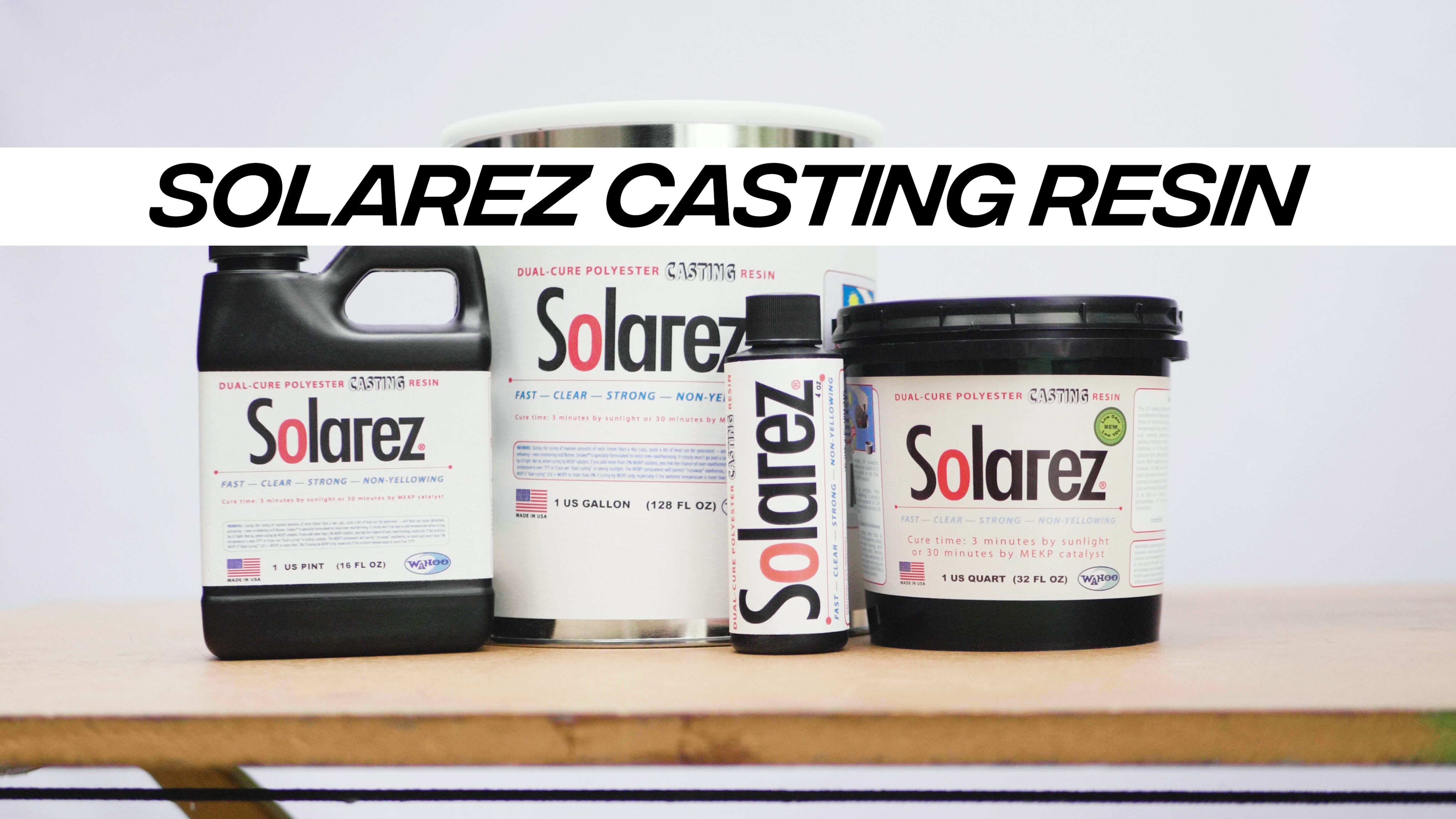 SOLAREZ UV Cure Clear Casting Resin for DIY Jewelry, Hobby, Craft