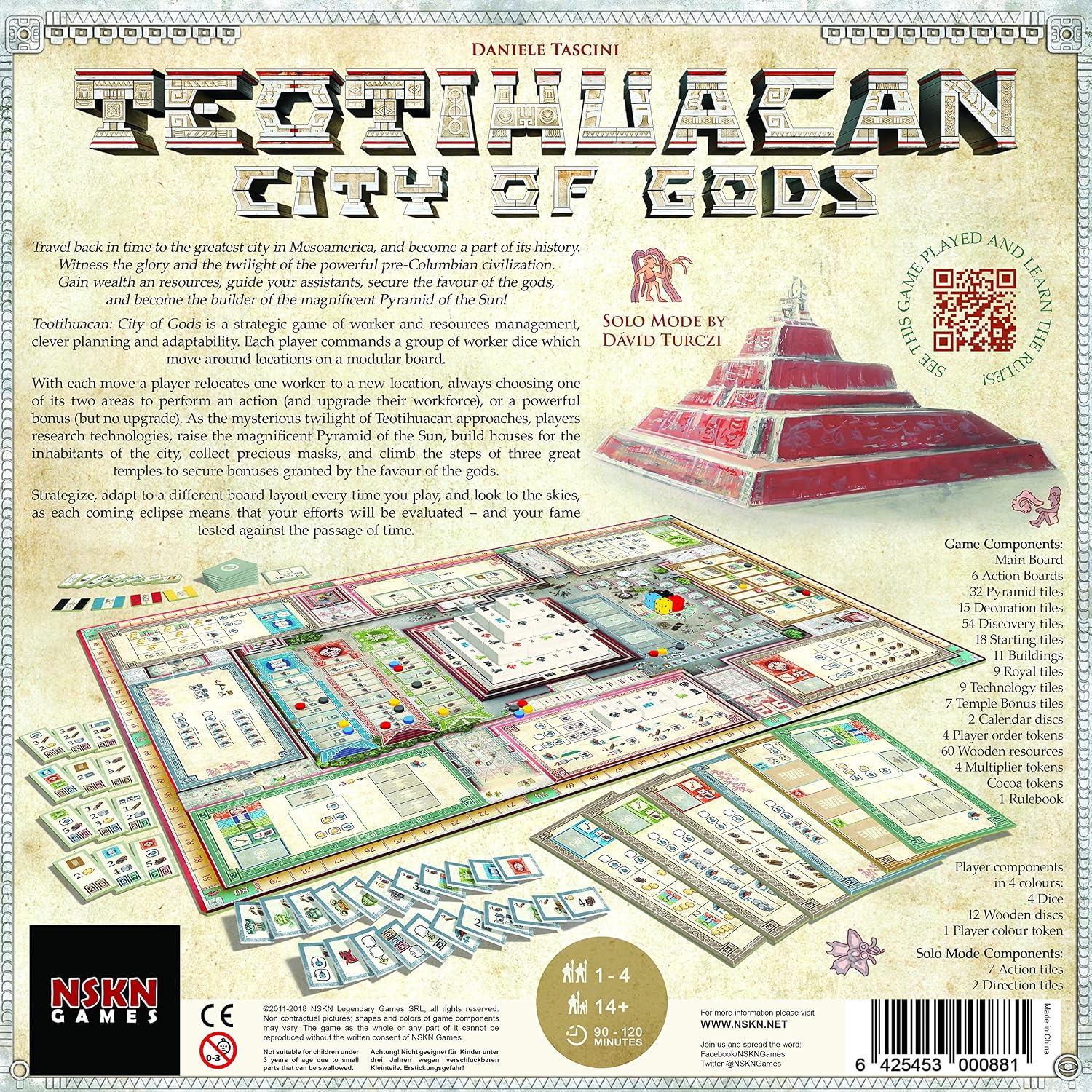 NSKN NSK024 Teotihuacan: City of Gods, Mixed Colours, Game - Image 4