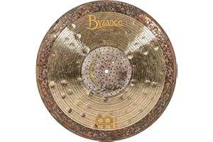 MEINL CYMBALS Byzance 21" Jazz Nuance Ride with Rivets, Ralph Peterson Signature — MADE IN TURKEY — Hand Hammered B20 Bronze, 2-YEAR WARRANTY