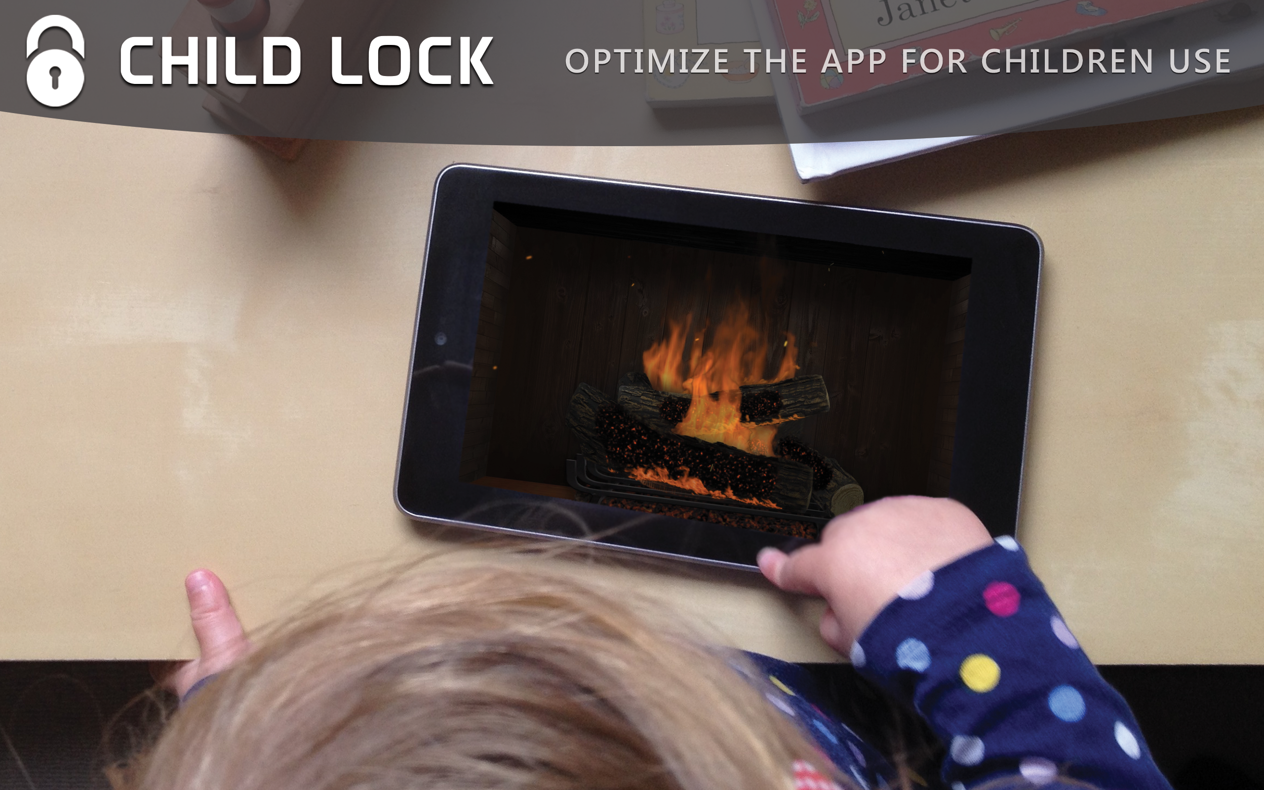 Virtual Fireplace HD - TV Theme for Romantic Night