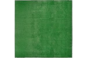 Garland Rug Artificial Grass 12 Ft. X 12 Ft. Large Indoor/Outdoor Area Rug Green -Lush Green, Durable, and Low-Maintenance for Patios, Lawns, and More