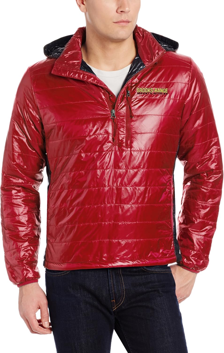Brooks Range Mountaineering Men's Cirro Anorak Jacket, Red