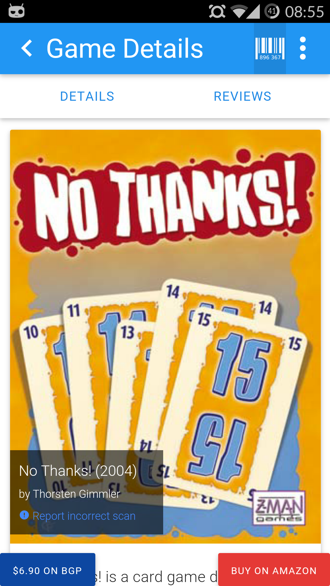 Gamenauts Board Game Scanner for Android