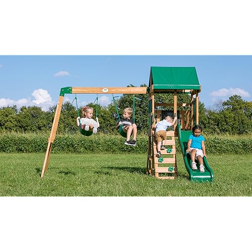buckley hill all cedar swing set