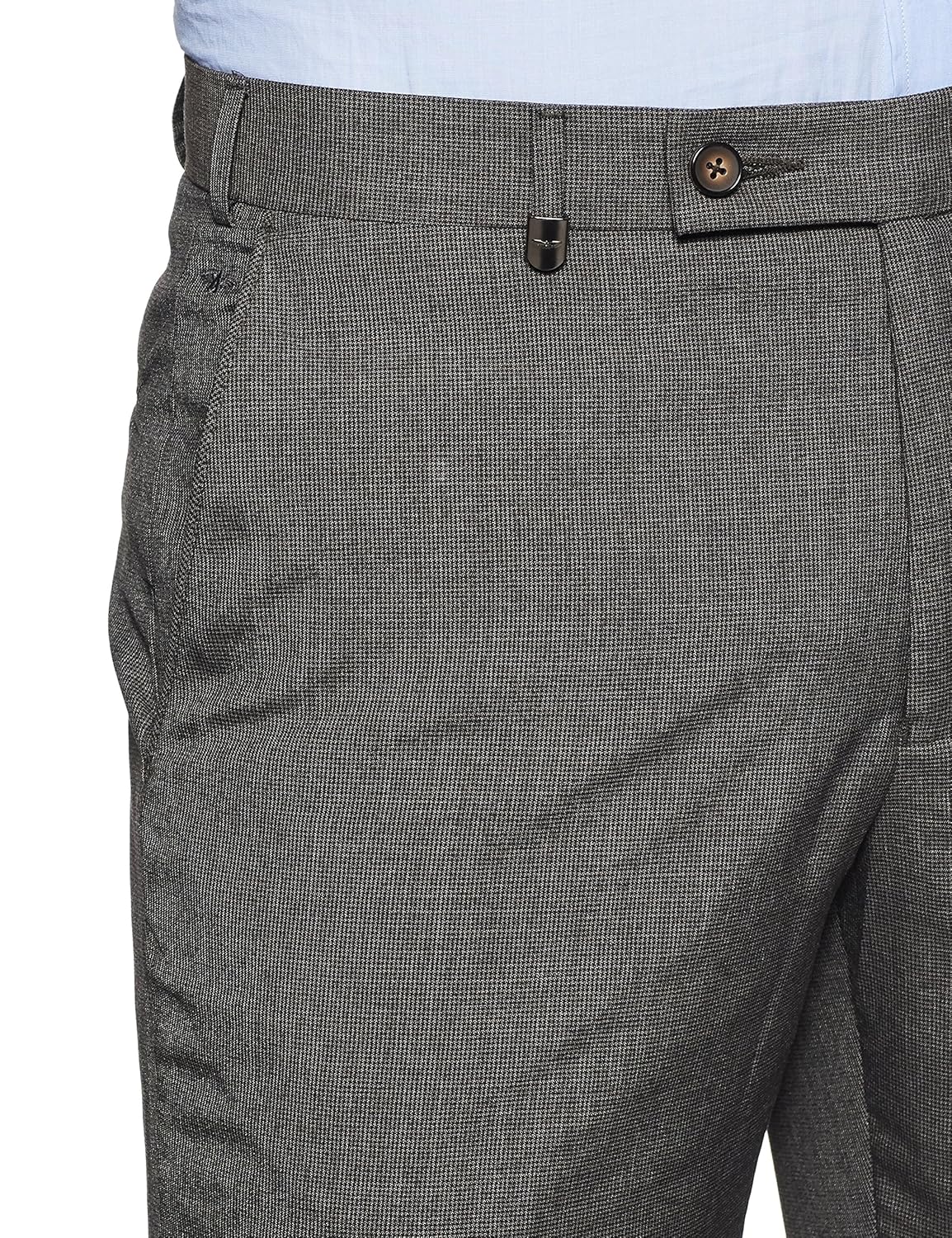 park avenue men's slim fit formal trousers