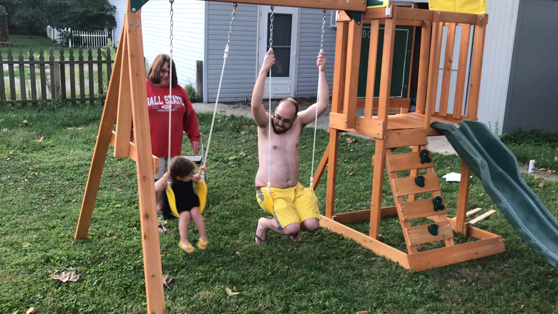 big backyard kidkraft andorra cedar wood swing set