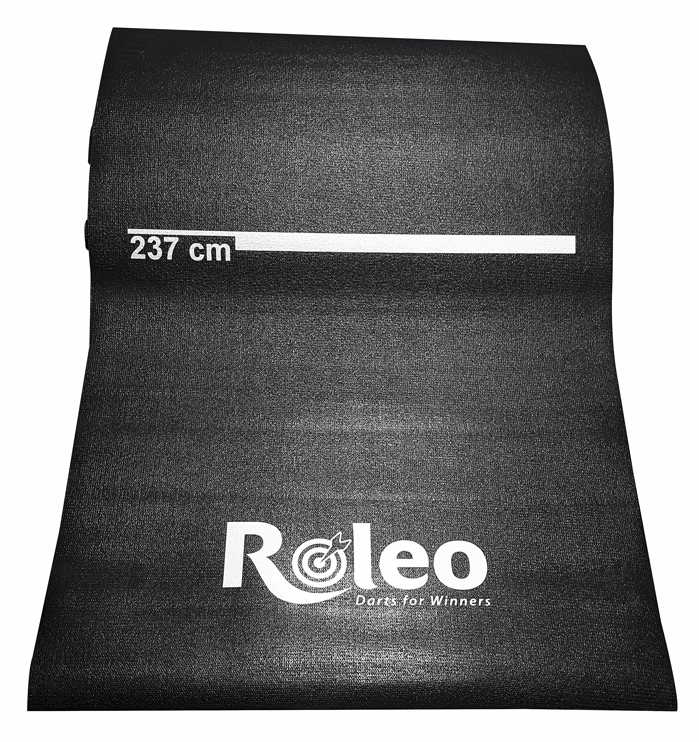 Roleo Dart Mat Rug Non-Slip Black with Distance Marking