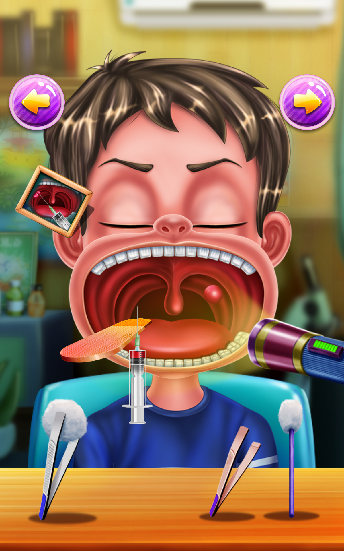 The Throat Doctor : A great fun, educational throat doctor simulation game for kids - be the doctor ! - Thumbnail 6