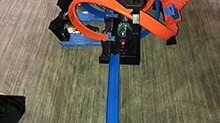 hot wheels corkscrew crash track set amazon