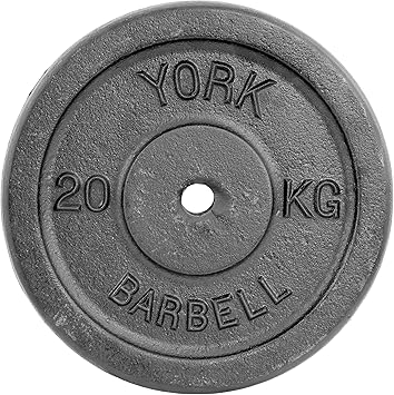 York Fitness - Disco de Hierro Forjado Talla:25 kg: Amazon.es ...