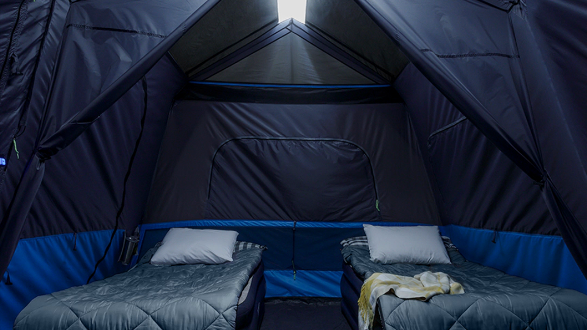 Core Lighted 10 Person Instant Cabin Tent with Screen Room Camping Galore