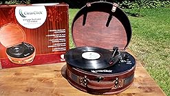 Amazon.com: ClearClick Vintage Suitcase Turntable with Bluetooth & USB
