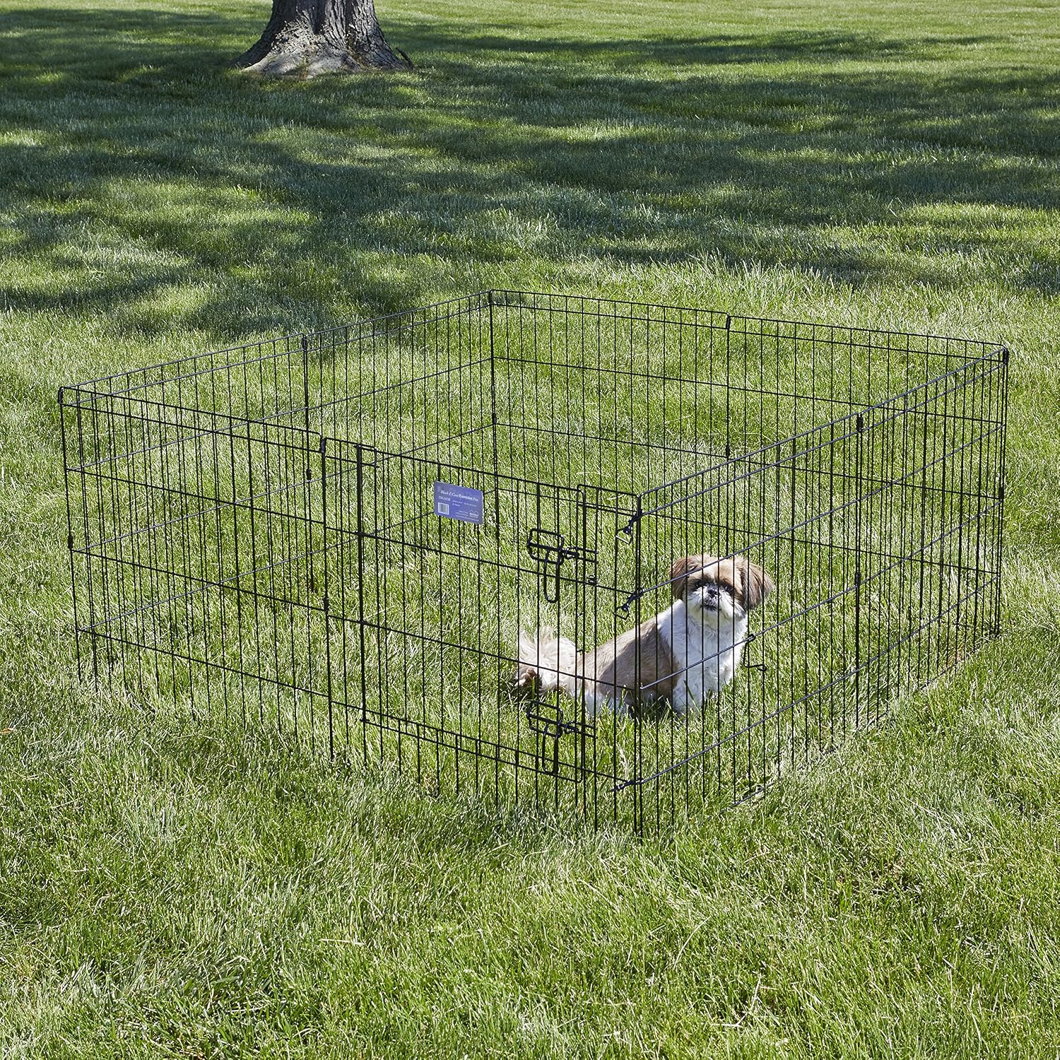 MidWest Homes for Pets Folding Metal Exercise Pen / Pet Playpen : Dog Exercise Pen : Pet Supplies