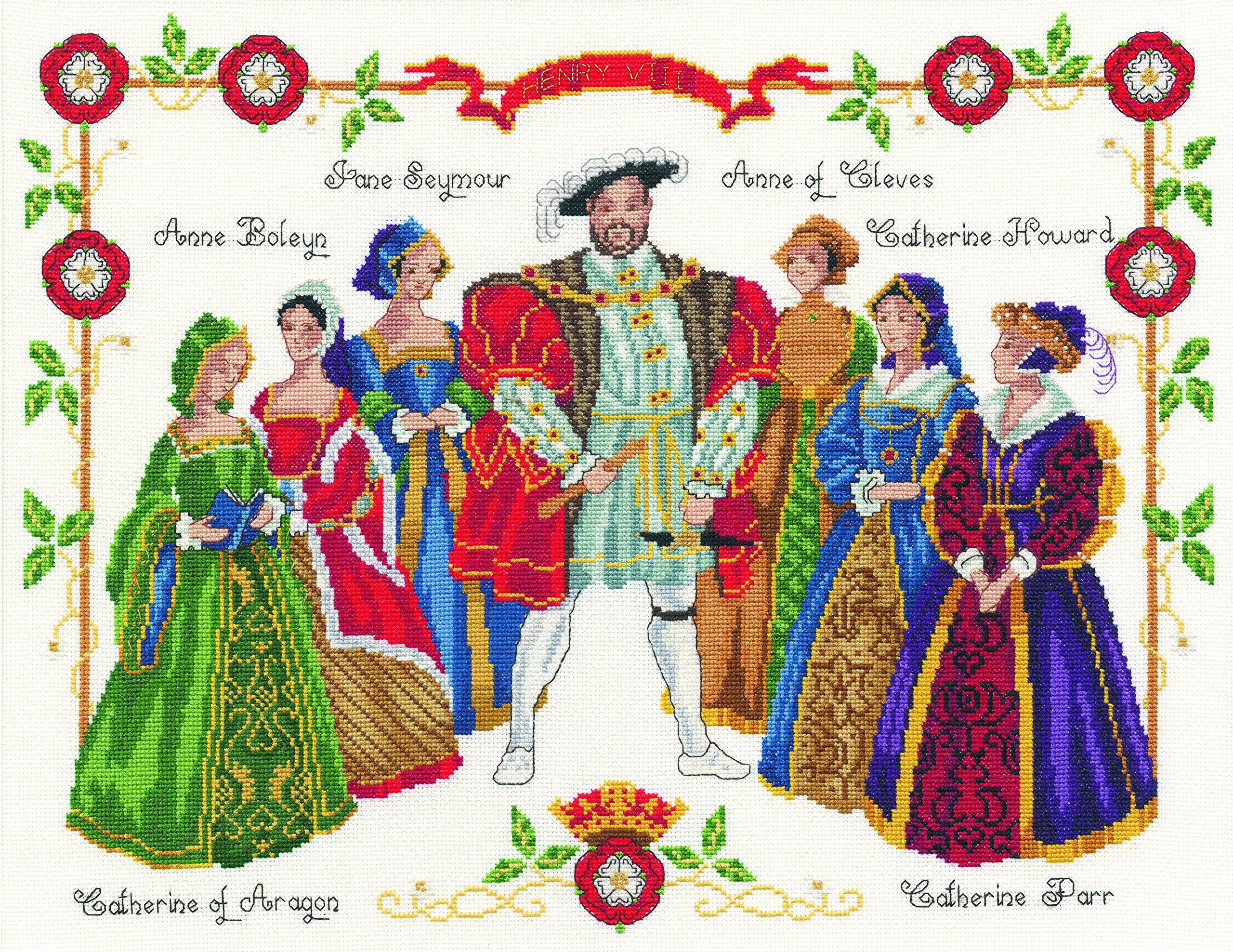DMC Henry VIII Cross Stitch Kit, Cotton, Multi-Colour