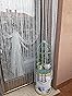 Tenda A Striscioline Effetto Cascata Di Rugiada - 100x200 Cm Bianco, Con Glitter, Per Porte E Finestre - Foto 3