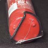 AA 1kg Fire Extinguisher ABC Powder Red UK Made 5 Yr Warranty Bracket Included view 5