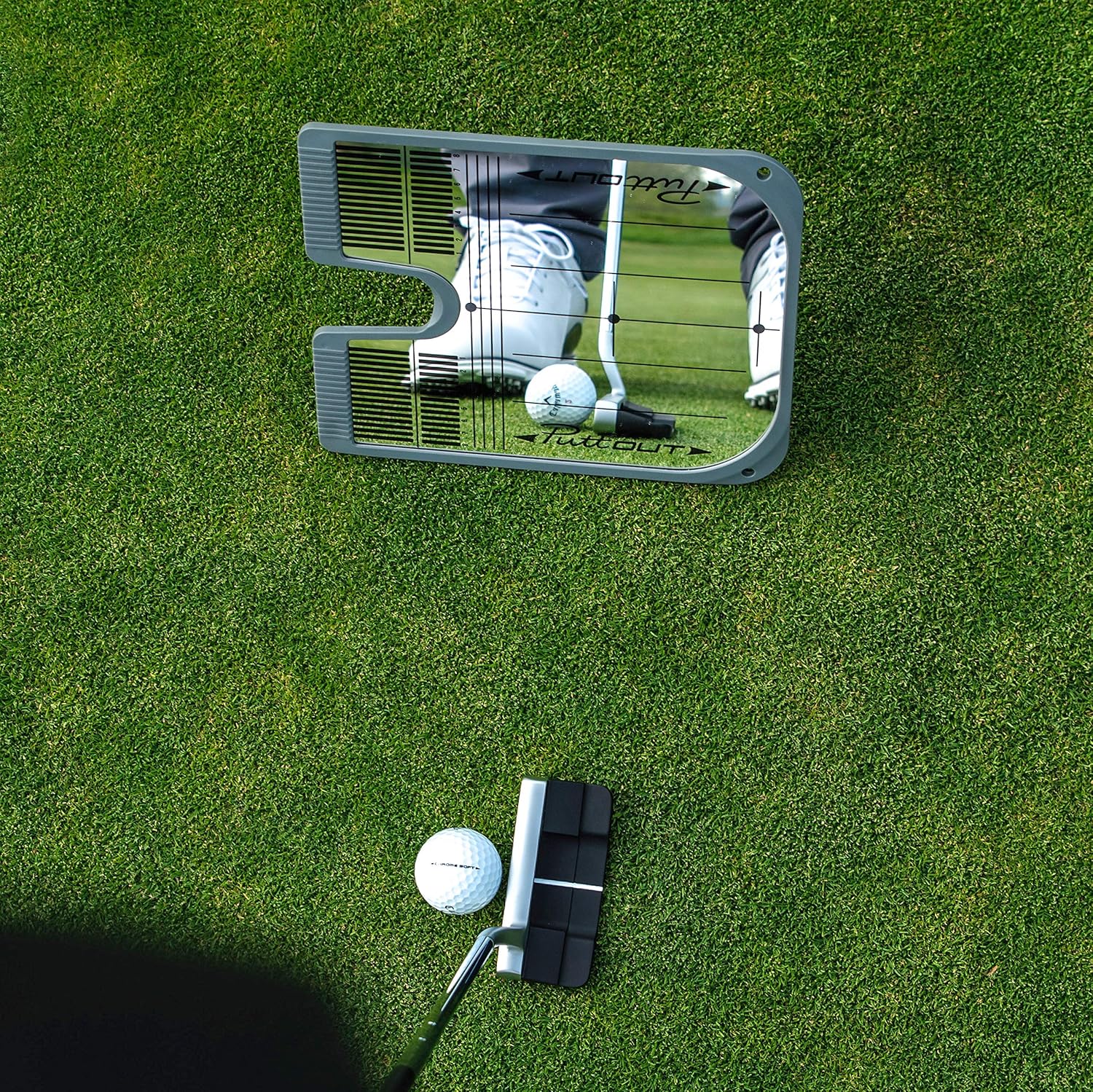 PuttOut Putting Mirror Trainer and Alignment Gate : Sports & Outdoors