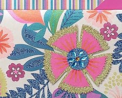 Papyrus Blank Cards with Envelopes, Bright Flowers