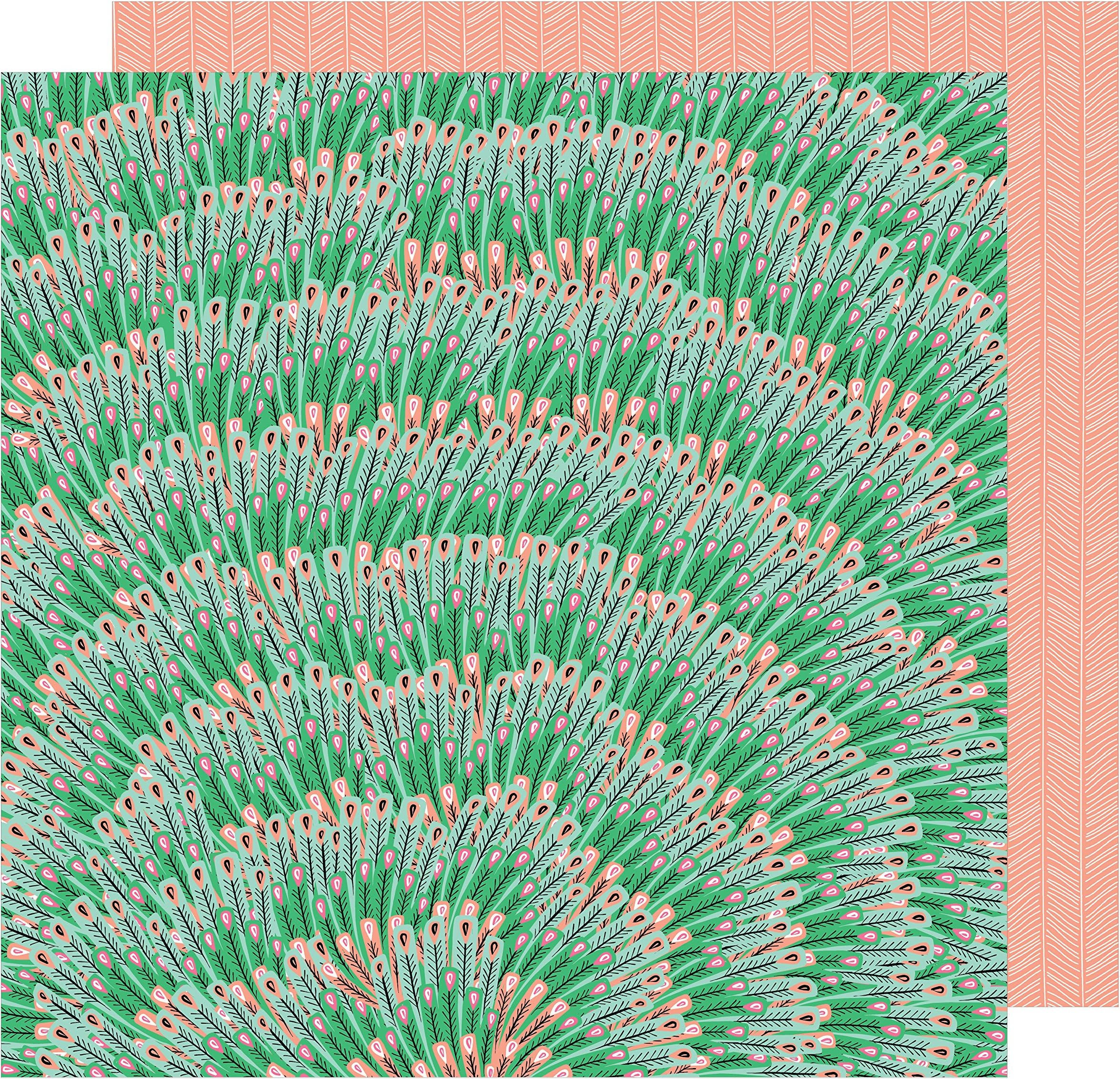 Amy Tan 12 x 12 Paper Bloom Big Time (25 Pack), 12-x-12-Inch