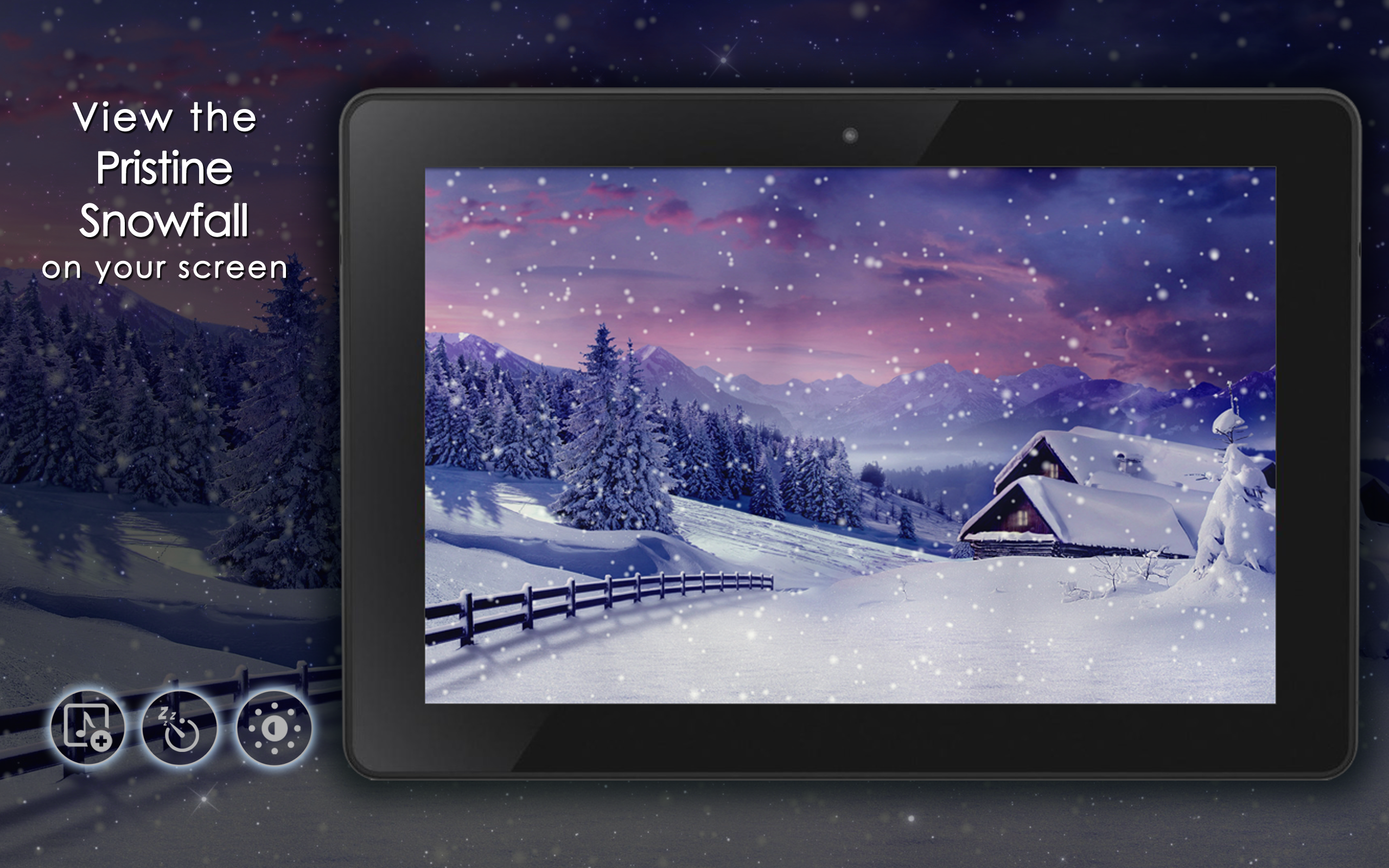 image for Serenity Snow Ambience Tv