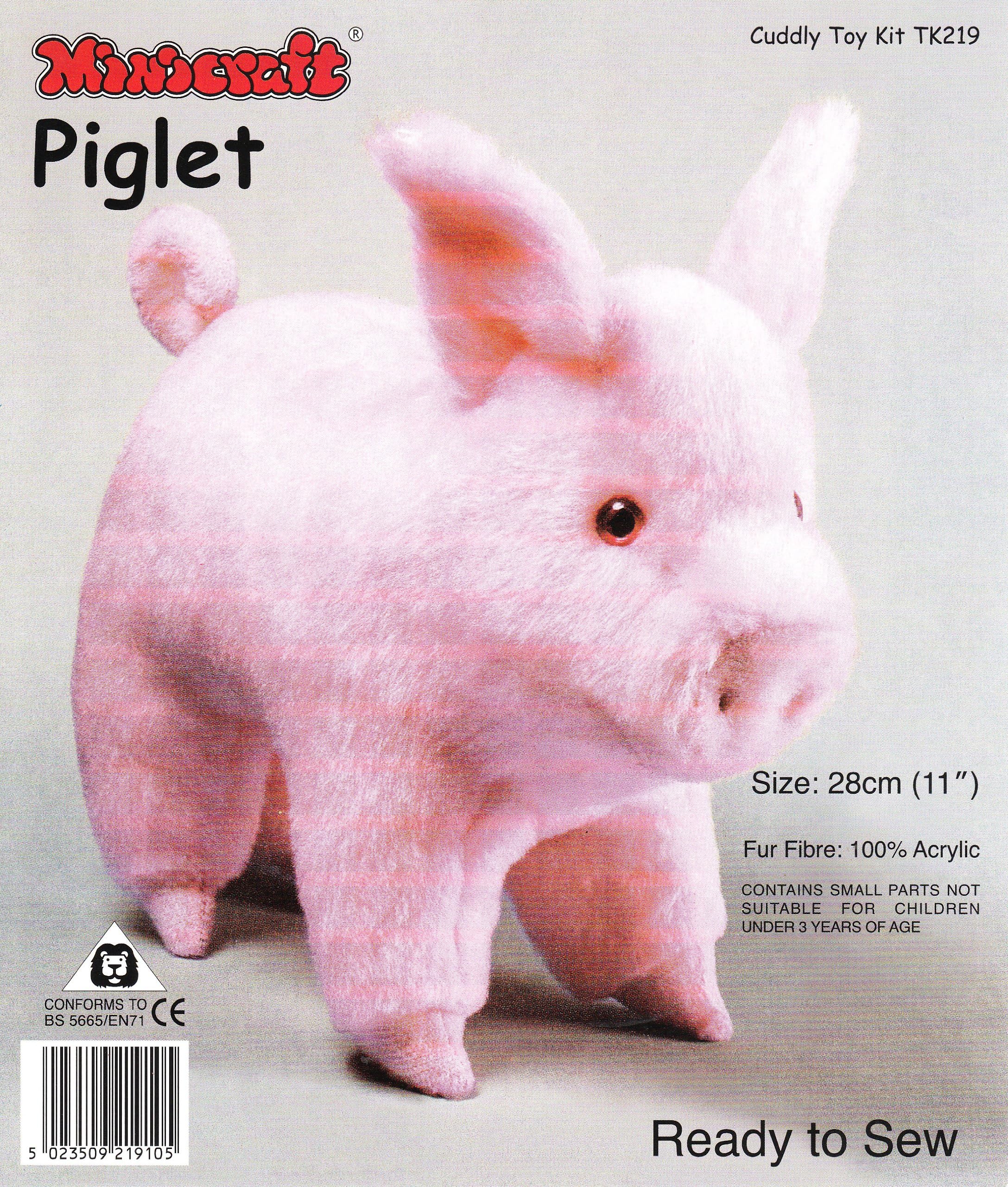 Dempsey Designs Minicraft 28cm Piglet Kit Height