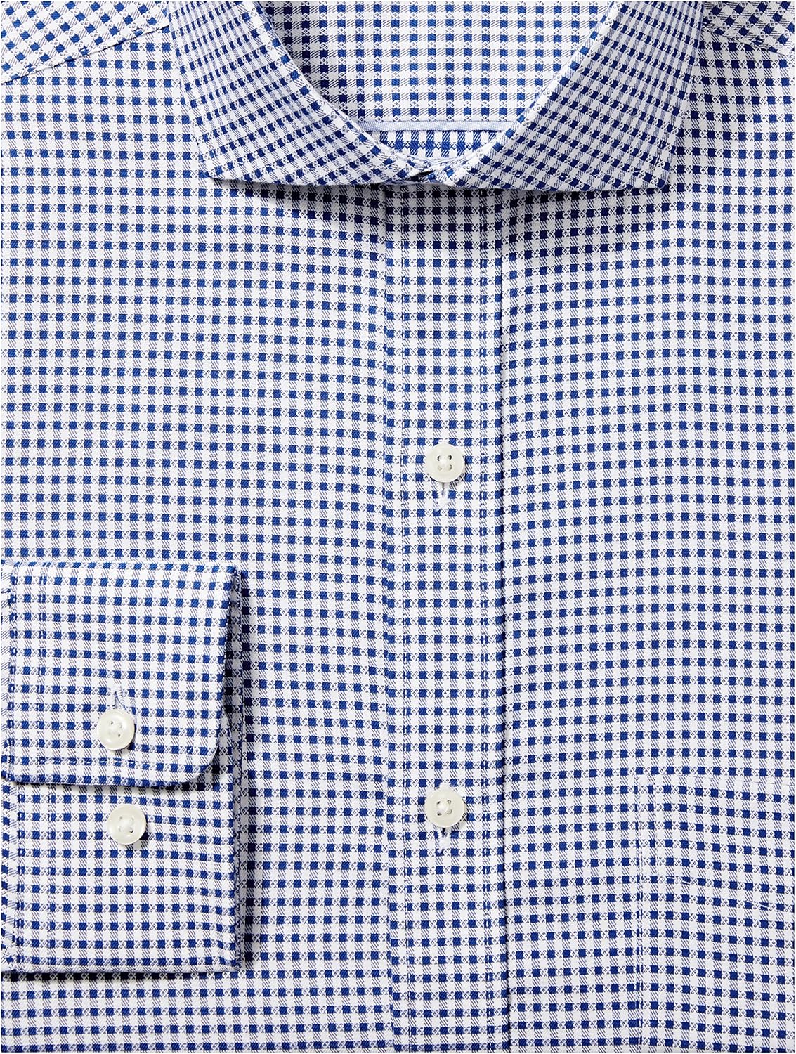  Brand - BUTTONED DOWN Men's Classic Fit Check Dress Shirt, Supima Cotton Non-Iron: Clothing