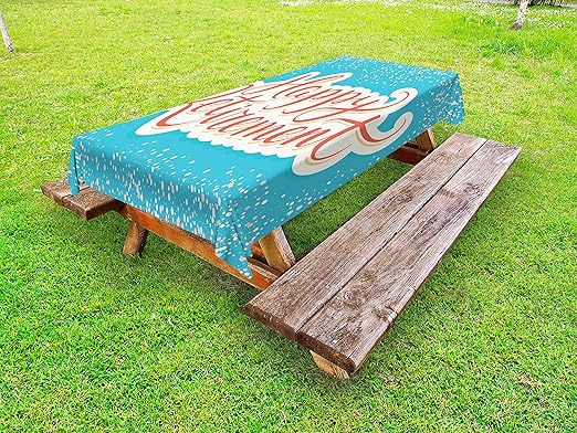 Amazon Com Ambesonne Going Away Party Outdoor Tablecloth Happy