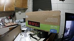 Amazon.com: Ivation Huge Large Big Oversized Digital LED Clock - Shelf