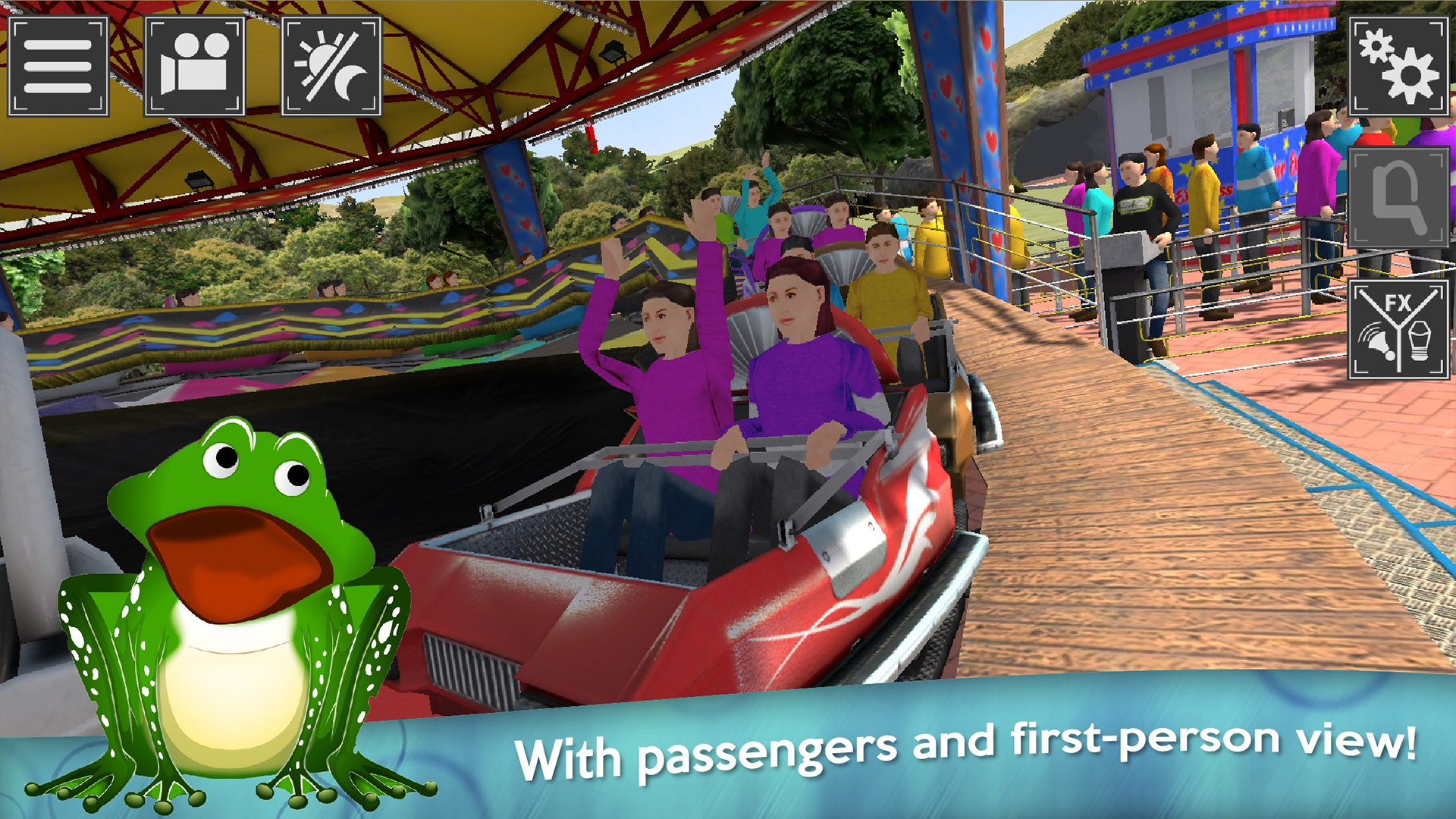 Thrill Rush Amusement park simulator (Roller coasters