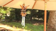 Cohasset 247 Windspiel Oscar Eule Aus Bambus – Handgefertigt In Bali, Beruhigender Klang, Naturweiß – Perfekt Für Garten, Terrasse & Entspannung