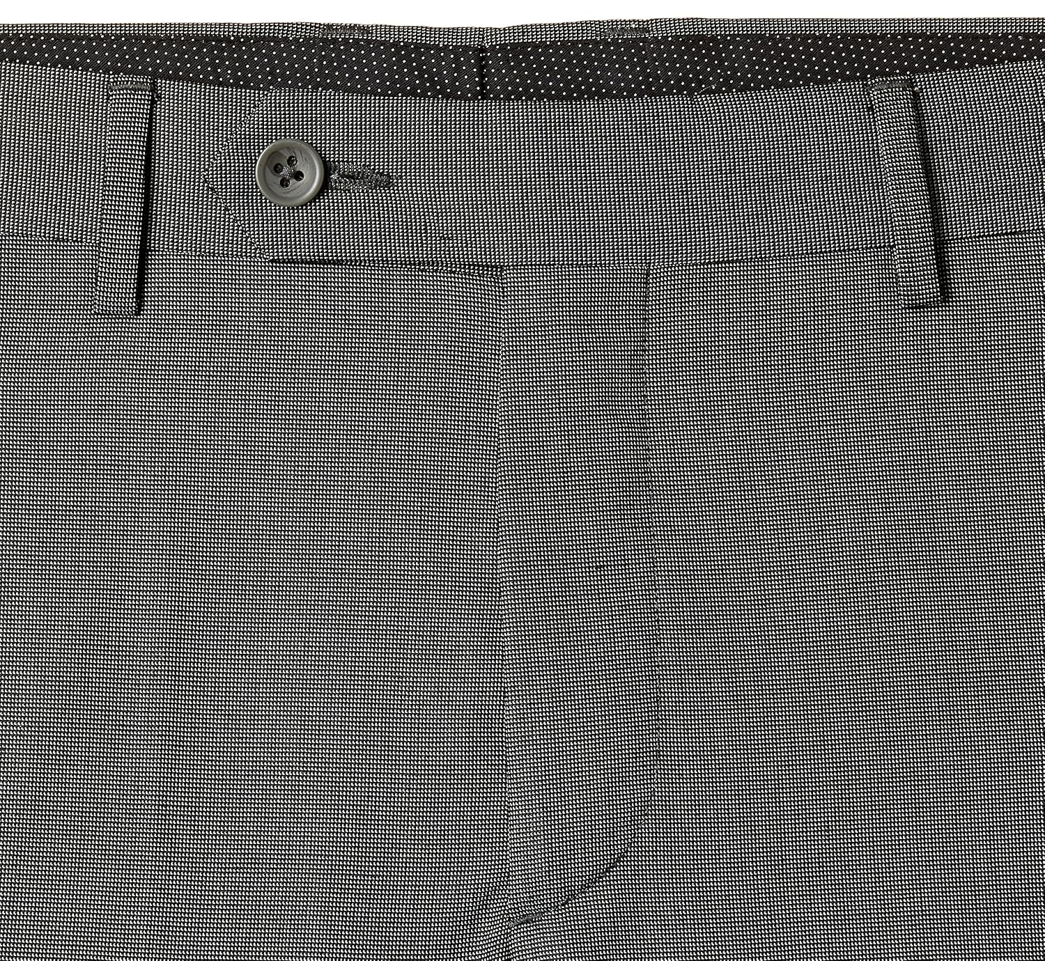 john players men's slim fit formal trousers