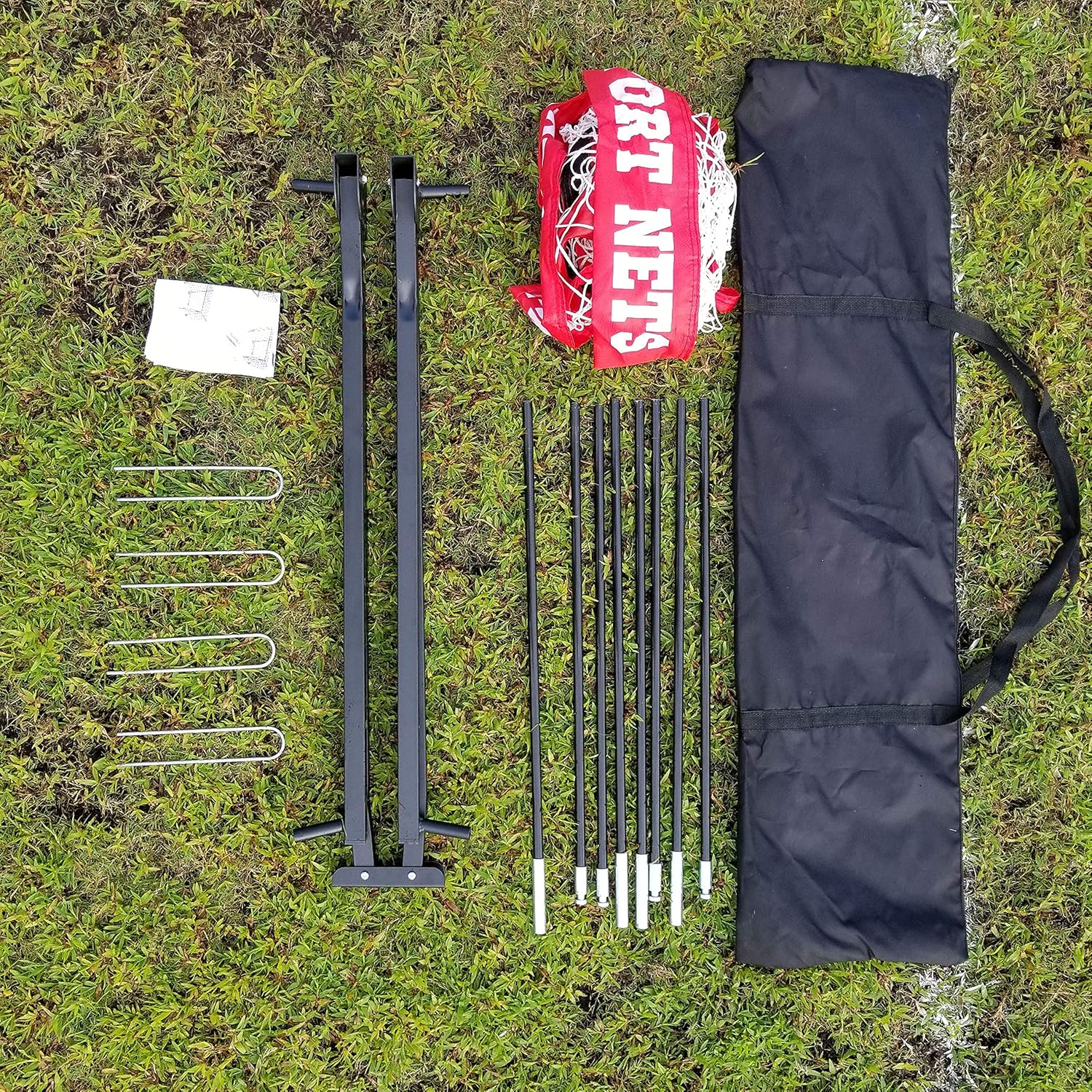 Sport Nets Portable Soccer Goal - Bow Frame Soccer Net with Carry Bag -Available is 4 Sizes 4' X 6' - 4' X 8' - 6' X 12-7 x 14 Feet : Sports & Outdoors