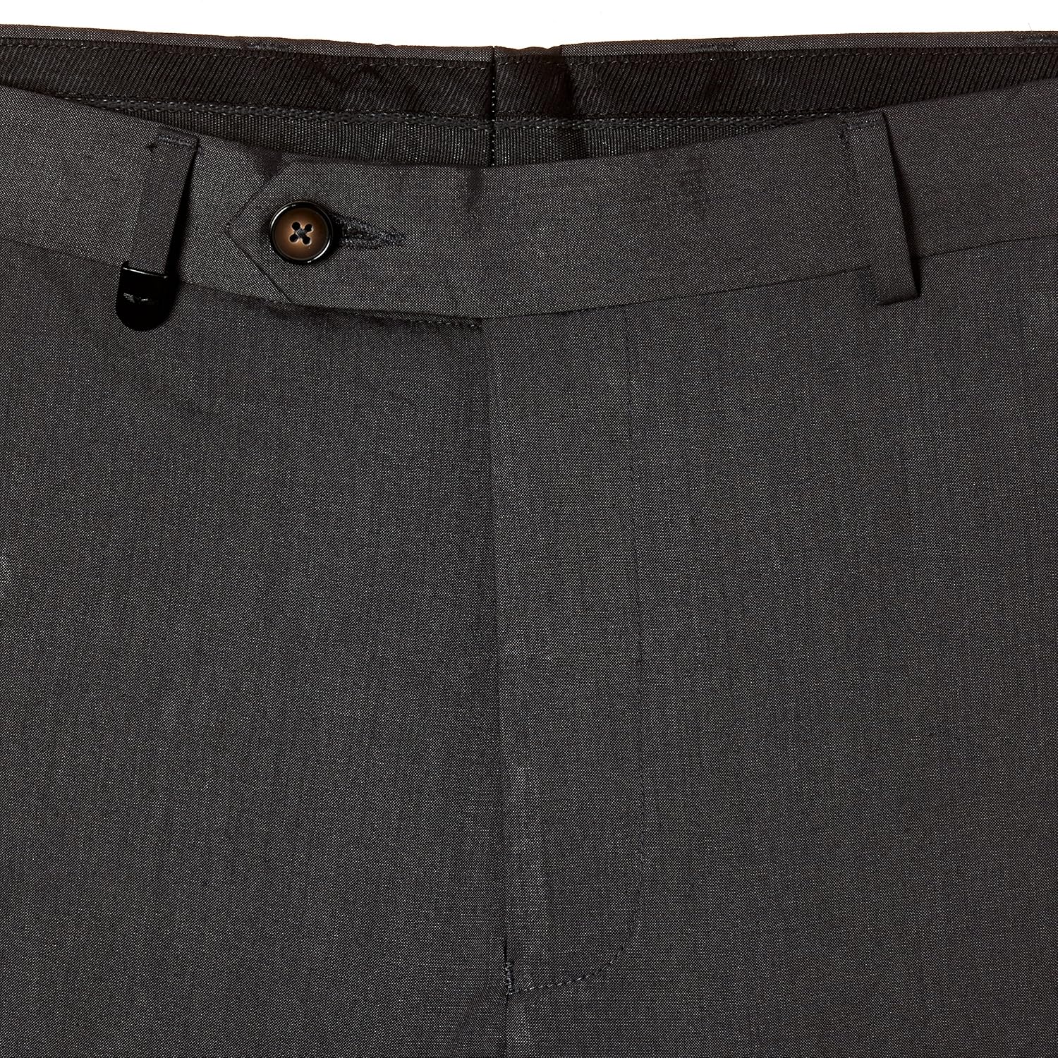 park avenue men's slim fit formal trousers