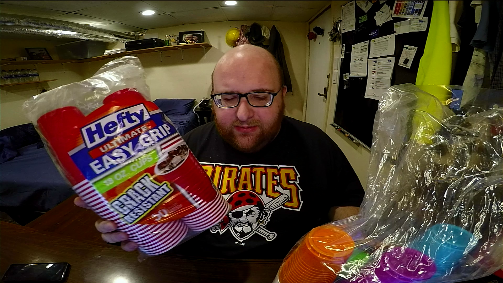 I paid $6.18 for 150 of the differnet color 16oz cups, and think it