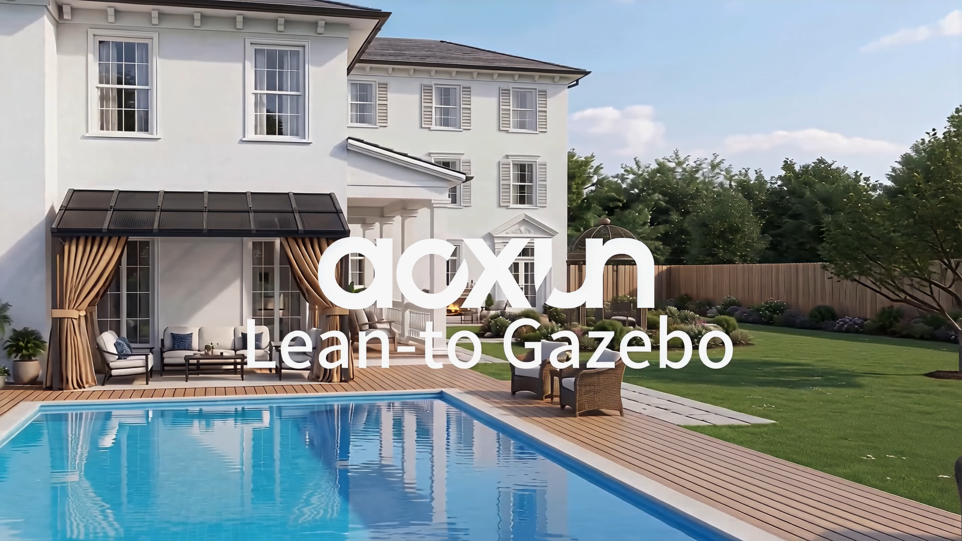 Aoxun 12'x10' Lean-to Gazebo Review: Wall-Mounted Pergola with Mosquito Net and Curtains image 22