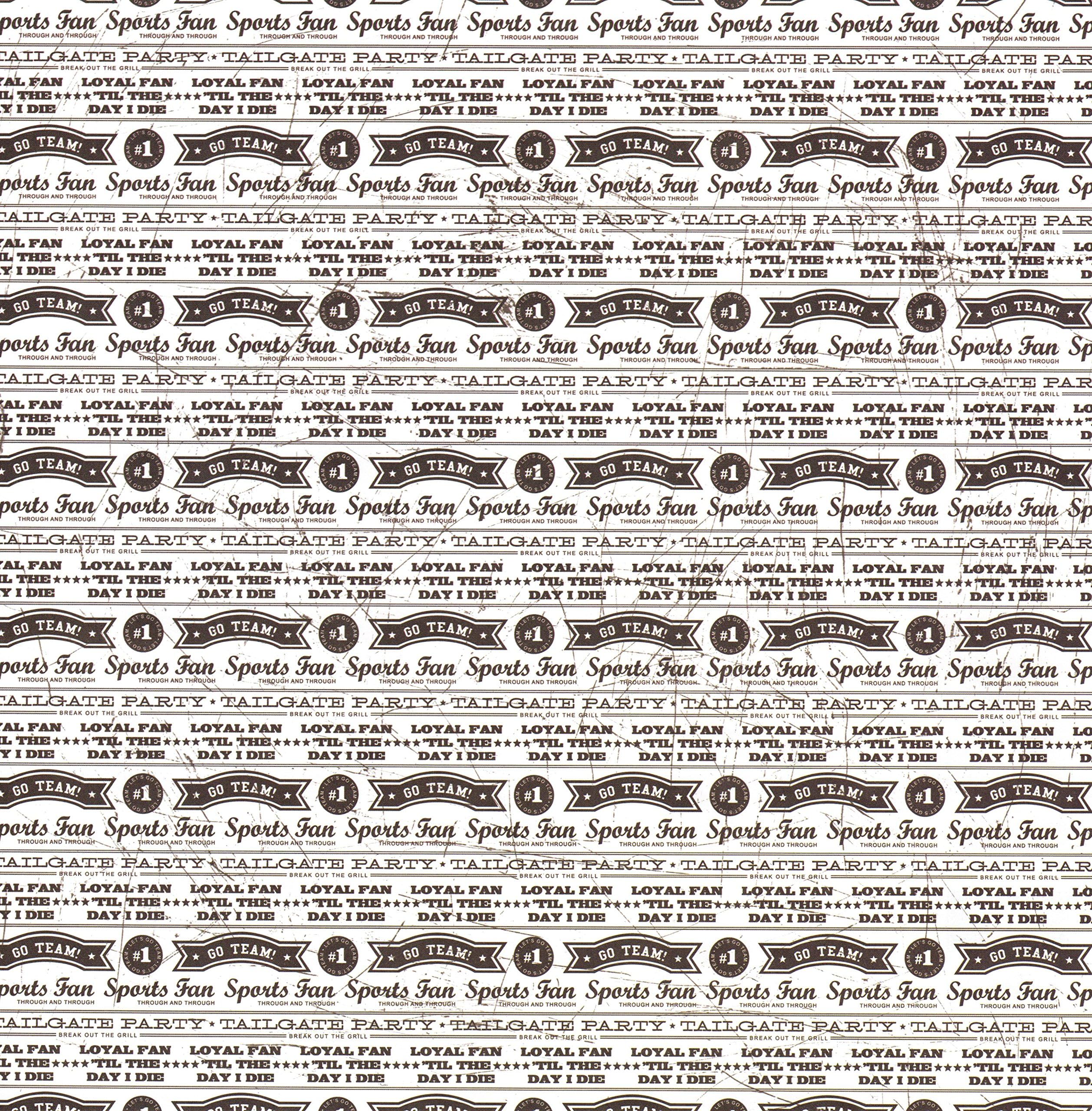 Karen Foster Paper 12"x 12" Go Team 12" x 12" Scrapbook Paper - 1 Sheet (64021)