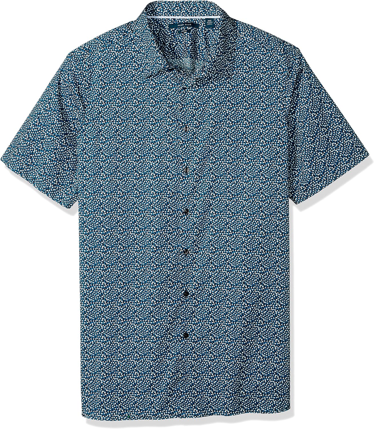 Perry Ellis Mens Big and Tall Short Sleeve Geo Print Shirt-j
