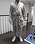 Bath Robe For Men Essentials Men's Waffle Shawl Robe - Cotton Blend