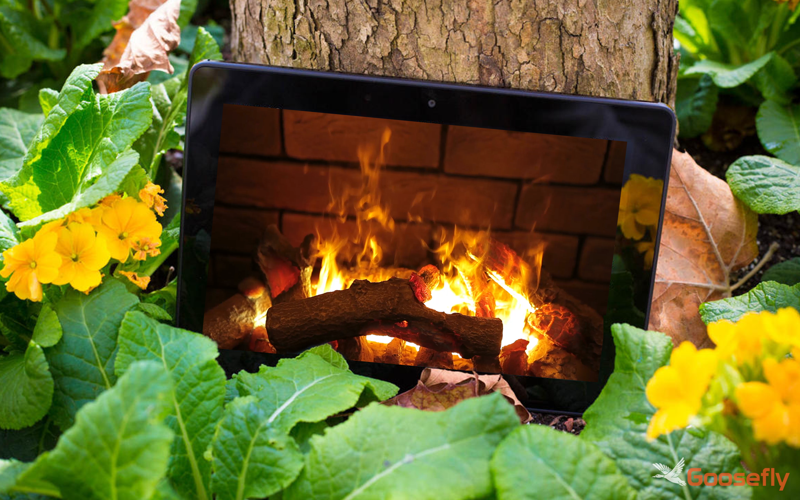 ambiente de chimenea HD gratis: disfrute de las vacaciones de Navidad