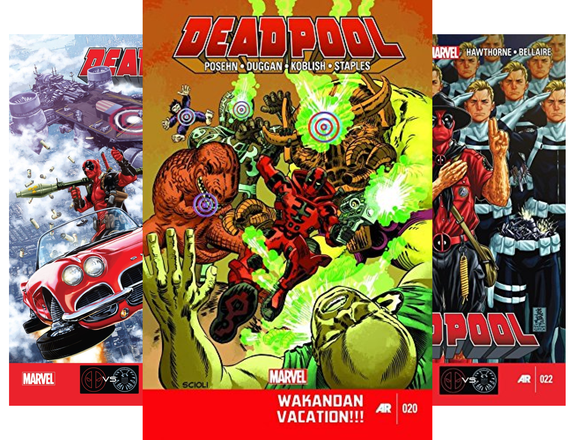 Deadpool: Deadpool vs. S.H.I.E.L.D. #20-25 (6 Book Series)