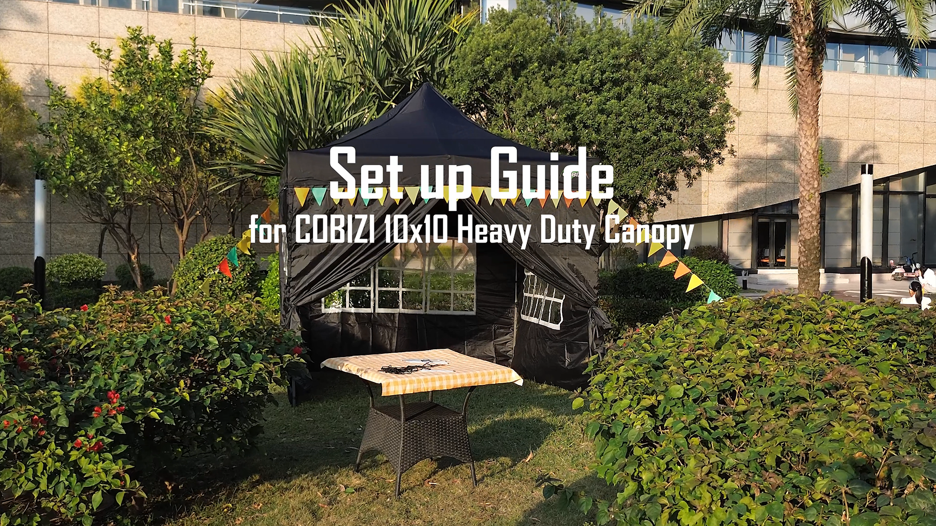 COBIZI 10x10 Heavy Duty Pop-up Canopy Tent Review: Commercial Gazebo with Sidewalls image 32