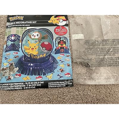 Buy Amscan Pokemon Table Decorating Kit Party Favor Online In Indonesia B0733kdgky