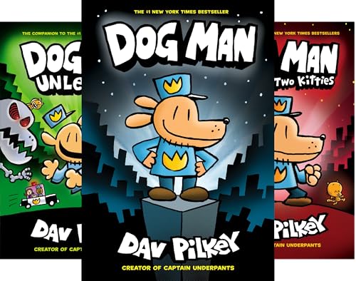 Captain Underpants: Dog Man (3 Book Series)