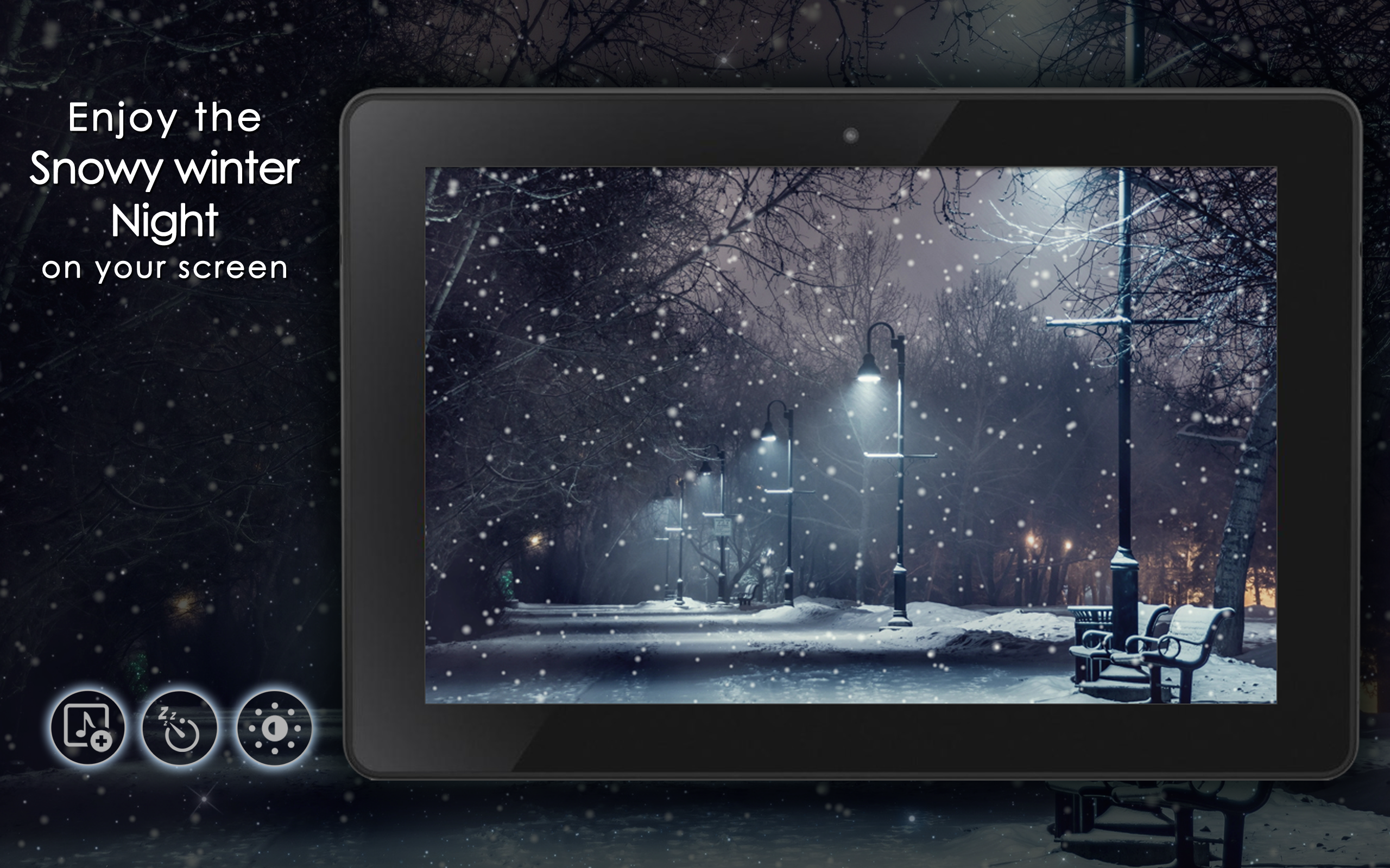 image for Serenity Snow Ambience Tv