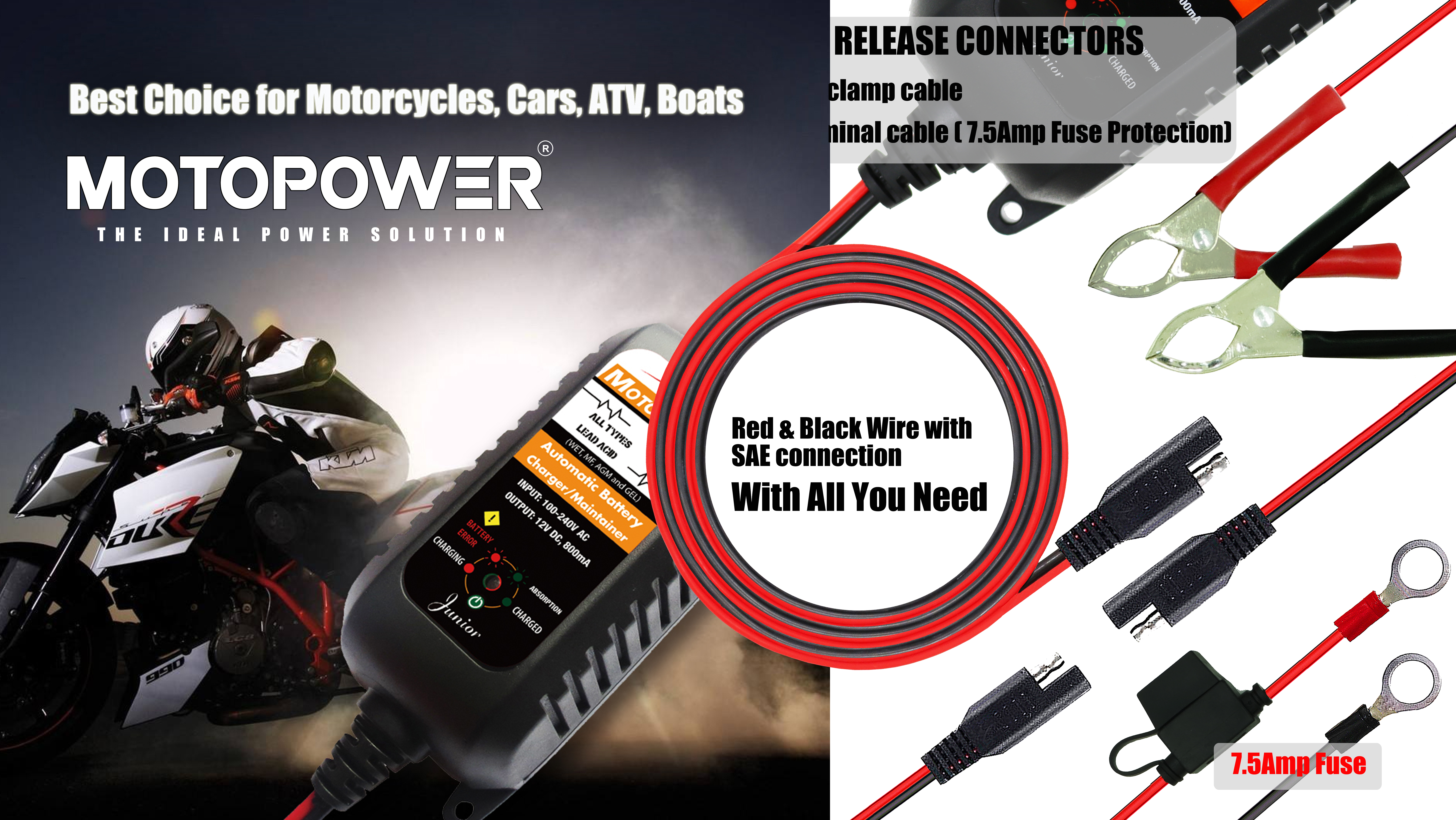 6 MOTOPOWER+MP00205A+Automatic+Battery+Maintainer