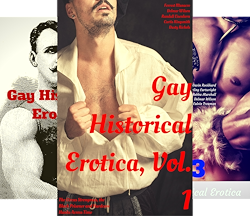 Gay strapping in the barn