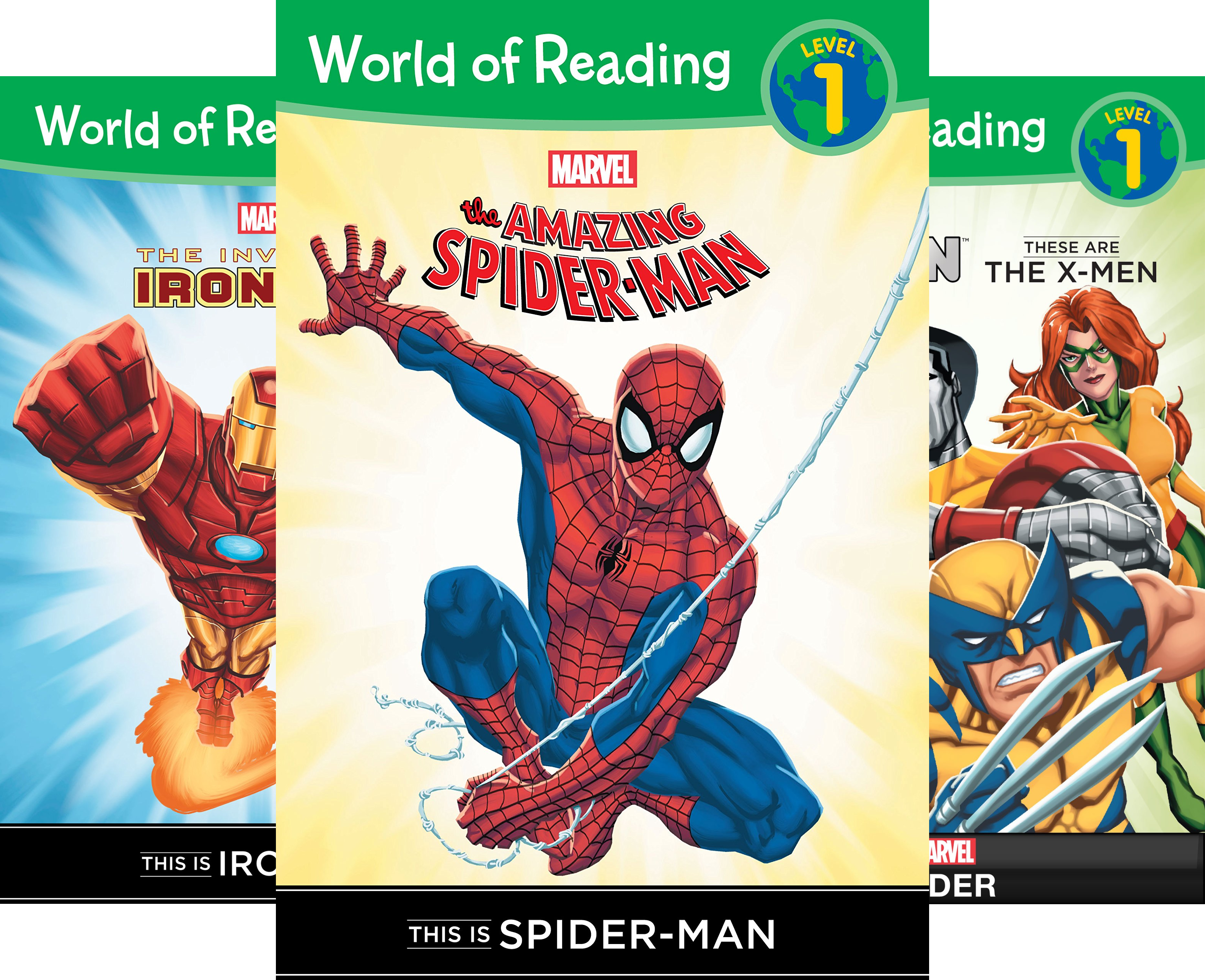 Amazon Com World Of Reading Marvel Boxed Set Level 1