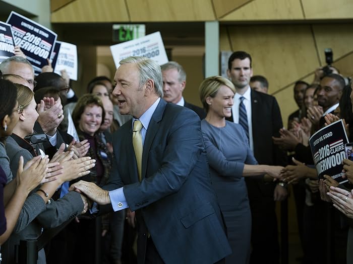 Kevin Spacey and Robin Wright in House of Cards (2013)